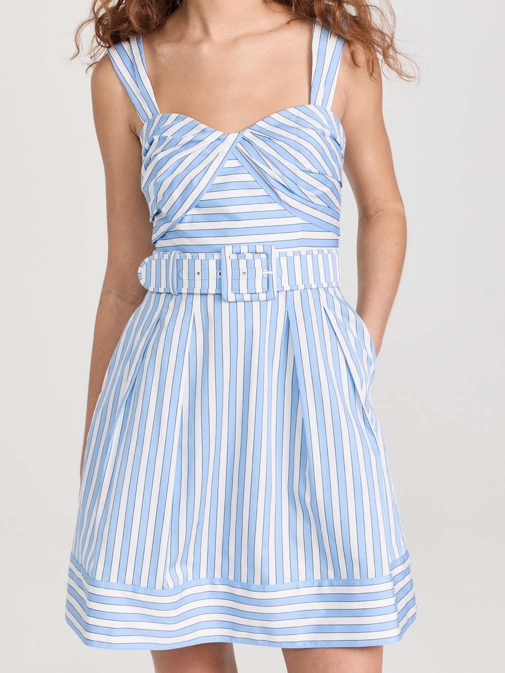 NWT Ava Stripe Mini Dress Rebecca Vallance